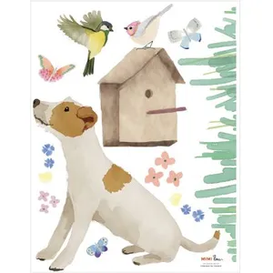 Mimi'lou Planche stickers Mon Jardin (35 x 45 cm)Vendu parberceau-magique
