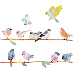 Mimi'lou Frise adhésive sticker Branche d'oiseaux (2,1 m)Vendu parberceau-magique