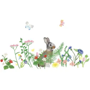 Comparateur de prix : Mimi'lou Stickers Easy lapin (30 x 30 cm)