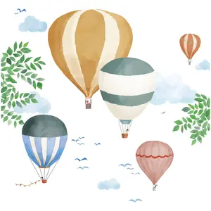 Comparateur de prix : Mimi'lou Stickers géants Montgolfière aquarelle