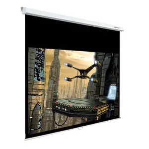 Comparateur de prix : Lumene Plazza HD 150 - Écran de Projection Manuel 1/1 de 152 x 152 cm