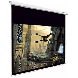 Écrans de projection manuels Lumene Plazza HD 150C pas cher
