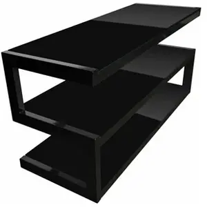 Comparateur de prix : NorStone Esse noir satiné et verres noirs - Meuble TV - Meubles TV