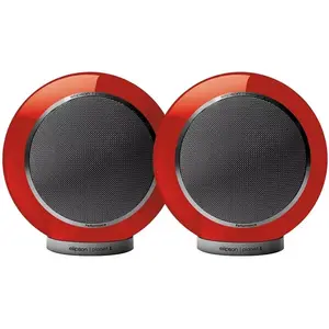 Comparateur de prix : Enceintes bibliothèque Elipson Planet L Performance 2.0 Rouge laqué (l...
