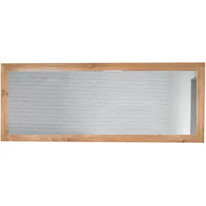 WANDA COLLECTION Grand miroir rectangle en teck massif 180 x 70Vendu paramazon