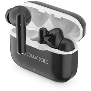 Ledwood - Ecouteurs sans fil - Capella - Stéréo Bluetooth 5.2 - Intra Auriculaire - Tactile - Super Bass- Assistant vocal - Noir/Blanc pas cher