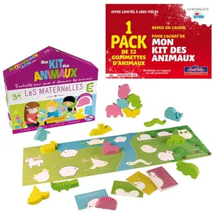 Jeu éducatif Mon kit des animaux Les Maternelles Abysse pas cher
