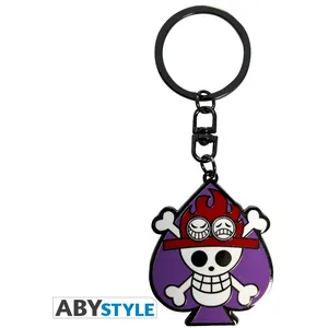 ABYstyle ONE PIECE-PORTE-CLES METAL-SKULL ACE pas cher