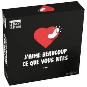 Jeu de cartes J’aime beaucoup ce que vous dites Le Droit de Perdre pas cher
