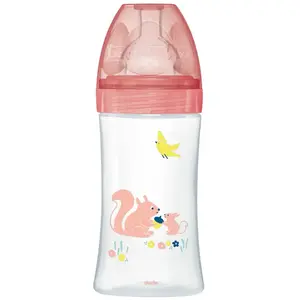Comparateur de prix : Dodie Biberon Sensation+ Anti-Coliques +0m Ecureuil 270ml