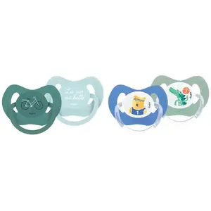 Dodie - Lot de 2 Sucettes Physiologiquess +18 mois Garçon pas cher