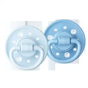 Comparateur de prix : DODIE Sucettes Rondes GAÏA, tetine pour bébé, 0-6 mois, Bleu, Lot de 2