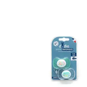 Comparateur de prix : Dodie Sucette Anatomique +0m Maman Papa Chéri Lot de 2
