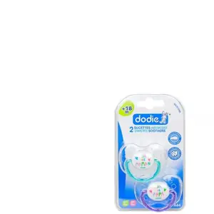Comparateur de prix : Dodie Sucette Anatomique +18m Fan Papa & Maman Lot de 2