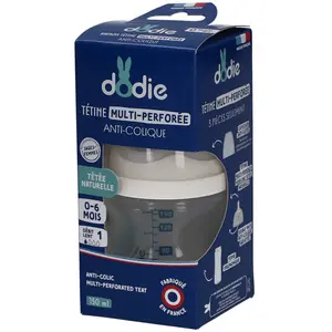 Comparateur de prix : DODIE Biberon Anti-Colique Débit 1 De 0 à 6 mois 150ml