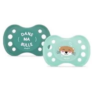 Dodie duo sucettes anatomiques reforest'action loutre 0-6 mois a99 pas cher