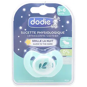 2 sucettes physiologiques jour/nuit MULTICOLORE Dodie pas cher