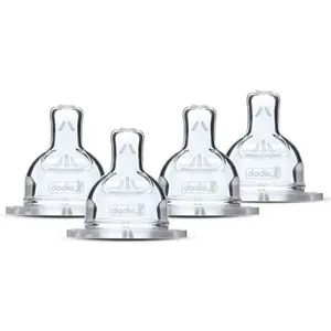 Lot de 4 tétines plates DODIE Sensation - Débit 4 pas cher