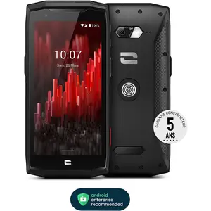Crosscall CORE-M5 12,6 cm (4.95") Double SIM hybride 4G USB Type-C 4 Go 64 Go 4000 mAh Noir pas cher