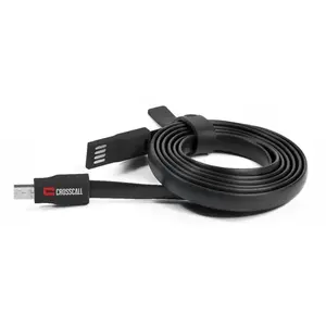 Comparateur de prix : Crosscall Câble plat USB/micro USB Accessoires téléphone Noir TU