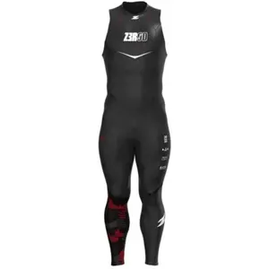 ZEROD Combinaison flex sleeveless homme S -  BLACK/REDVendu partonton-outdoor
