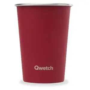 Gobelet QWETCH inox ONE Granite Rouge 300ml pas cher