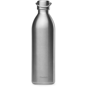 Qwetch - Bouteille isotherme ACTIVE Inox brossé 1L - Qwetch pas cher