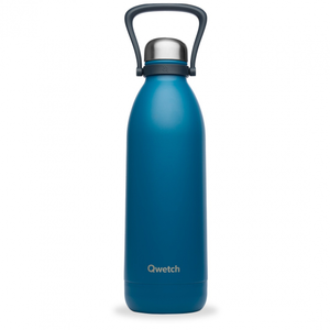 Comparateur de prix : Qwetch - Bouteille isotherme inox - Titan 1,5 l - Bleu canard