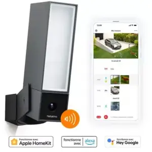 Comparateur de prix : Caméra de surveillance NETATMO Wifi noire avec sirène