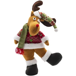 Werka Pro - Peluche décorative renne 50cm pas cher
