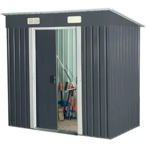 Abri de jardin en métal 2,4m2 Werkapro pas cher