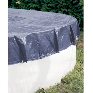 Comparateur de prix : Werkapro Bâche de protection pour piscine ronde - Gris