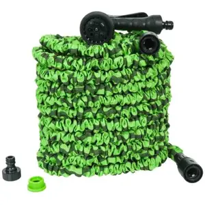 Comparateur de prix : Tuyau extensible tout équipé de 15 m - WERKA PRO - Violet - Arrosage de jardin