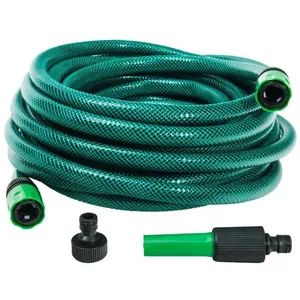 Comparateur de prix : Tuyau d'arrosage guipé, armé et équipé Werkapro ø 15 mm 15 m