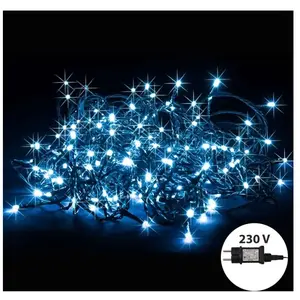 Guirlande électrique - WERKA PRO - 22M - 200 LED - Blanc froid - Utilisation extérieure pas cher