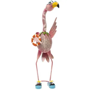 Comparateur de prix : Werka Pro - Flamant rose solaire 1 led couleur h 48,5 cm