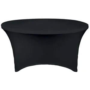 WERKAPRO Housse de table ronde noire Werka Pro pas cher