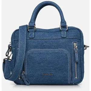 Sac besace Mini Macy coton denim Nat & Nin pas cher
