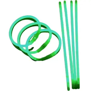 100 bracelets lumineux verts - vistaglo 01b01g pas cher