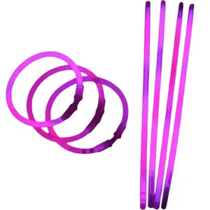 100 BRACELETS LUMINEUX ROSE pas cher