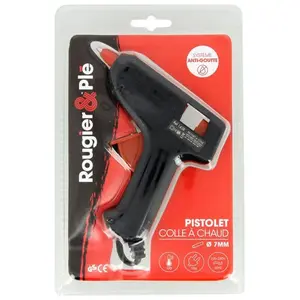 O'COLOR Pistolet à colle - Petit modèle - Electrique - 8 cm - 7 mm - 5 min pas cher