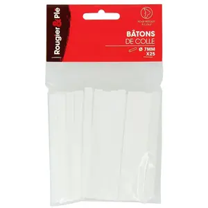Comparateur de prix : O'COLOR Sachet de 25 recharges 7 mm de colle pour pistolet petit modèle 10 cm