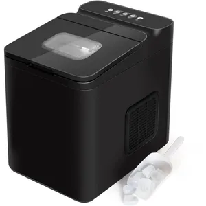 Comparateur de prix : TODECO Machine à Glaçons pour la Maison, Capacité de 1,5L, 2 tailles de glaçons, 12kg en 24h, 9 Glaçons en 6-10 Minutes