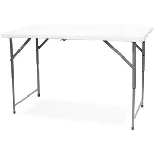 Comparateur de prix : Todeco Table de Camping Pliante réglable en Hauteur, Traiteur Pliante ...