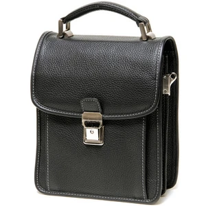 Comparateur de prix : Sacoche Golf GERARD HENON GH 2912 - Noir - Cuir de Vachette grainé - Homme