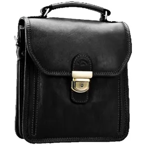 Comparateur de prix : Sacoche Katana cuir de Vachette gras K 31019 - Noir - Cuir - Homme