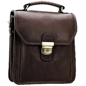 Comparateur de prix : Sacoche Katana cuir de Vachette gras K 31019 - Chocolat - Cuir - Homme