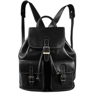 Comparateur de prix : Sac à dos en cuir de vachette noir pour femme - KATANA K 32543