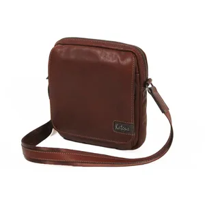 Comparateur de prix : Pochette Katana Cuir de Vachette sauvage K 81663 - Marron - Homme