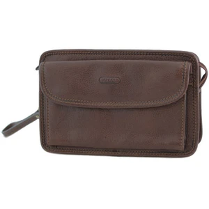 Comparateur de prix : Pochette à glissière Katana K 36111 - Chocolat - Cuir - Homme